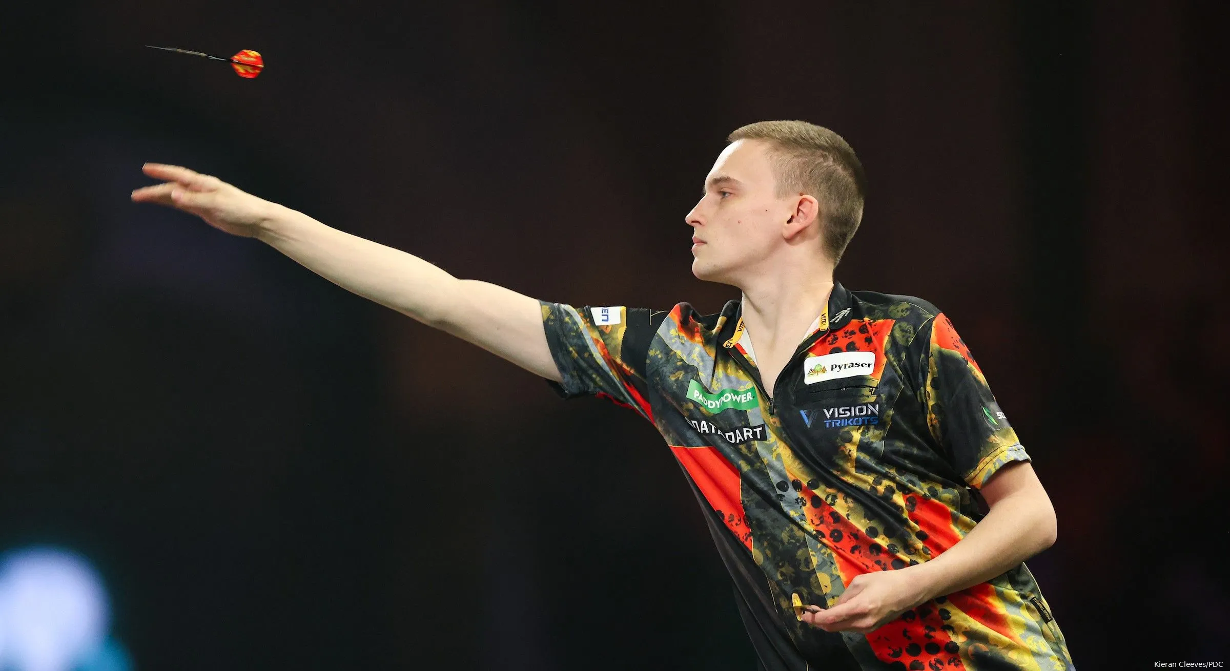 Spielplan Darts WM 2025 am Montagnachmittag Ricardo Pietreczko kämpft